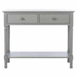 Halton 2 Drawers Console Table - Safavieh Brown -Console Tables Sales unnamed file 188