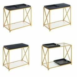 St Andrews Console Table - Breighton Home Black/gold -Console Tables Sales unnamed file 1883
