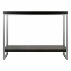 Jared Console Table, Enamel Steel Tube - Dark Espresso - Winsome -Console Tables Sales unnamed file 1889