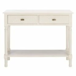 Halton 2 Drawers Console Table - Safavieh Brown -Console Tables Sales unnamed file 189
