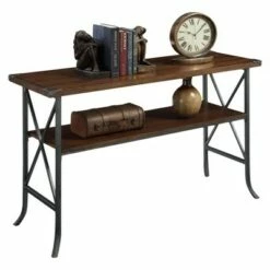 Brookline Console Table - Breighton Home Charcoal Gray/slate