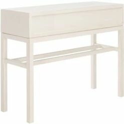 Ajana 2 Drawer Console - Distressed White W/Distressed White Drawer - Safavieh -Console Tables Sales unnamed file 195