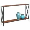 Tucson Console Table Black/Cherry - Breighton Home -Console Tables Sales unnamed file 2001