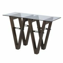 Vicar Reclaimed Wood Console Table Brown/Black - Aiden Lane -Console Tables Sales unnamed file 2020