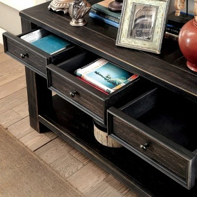 Brody Console Table Black - HOMES: Inside + Out 4 Brody Console Table Black - HOMES: Inside + Out - Image 2