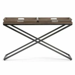 50" Poulton Solid Aged Elm Wood Console Table Distressed Natural Elm - WyndenHall 15 50" Poulton Solid Aged Elm Wood Console Table Distressed Natural Elm - WyndenHall -Console Tables Sales unnamed file 2062