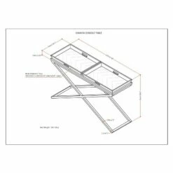 50" Poulton Solid Aged Elm Wood Console Table Distressed Natural Elm - WyndenHall 23 50" Poulton Solid Aged Elm Wood Console Table Distressed Natural Elm - WyndenHall -Console Tables Sales unnamed file 2070