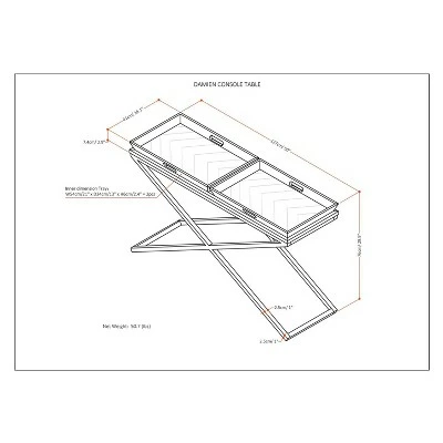 50" Poulton Solid Aged Elm Wood Console Table Distressed Natural Elm - WyndenHall 13 50" Poulton Solid Aged Elm Wood Console Table Distressed Natural Elm - WyndenHall - Image 11