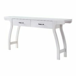 Haun 2 Drawer Console Table White Oak - HOMES: Inside + Out