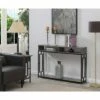 Town Square Deluxe 2 Tier Console Table Weathered Gray/Black - Breighton Home -Console Tables Sales unnamed file 2112