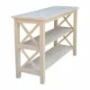 Hampton Console Table - International Concepts Gray/taupe -Console Tables Sales unnamed file 2115