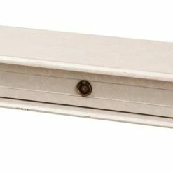 Ariella Whitewashed 1 Drawer End Table White - Baxton Studio -Console Tables Sales unnamed file 2144