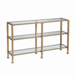 Jamel 3 - Tier Console Table - Aiden Lane Gold -Console Tables Sales unnamed file 2248