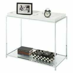 Palm Beach Console Table White - Breighton Home