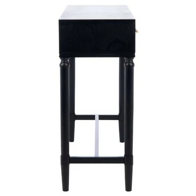 Estella 2 Drawers Console Table - Safavieh Black 6 Estella 2 Drawers Console Table - Safavieh Black - Image 4
