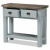 Hastin Two-Tone Wood 2 Drawer Console Table Brown/Gray - Baxton Studio -Console Tables Sales unnamed file 2287