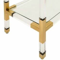 Arverne Acrylic Console Gold - Safavieh -Console Tables Sales unnamed file 2298