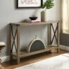 Sophie Rustic Farmhouse X Frame Entry Table - Saracina Home Gray Wash -Console Tables Sales unnamed file 23