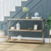 Kimball Modern Industrial Console Table Natural - Christopher Knight Home
