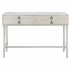 Aliyah 4 Drawers Console Table - Safavieh White -Console Tables Sales unnamed file 2372