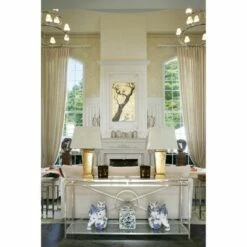 Zara Glass Console Silver - Safavieh