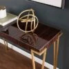 Capkya Console Table Brown/Gold - Aiden Lane -Console Tables Sales unnamed file 2434
