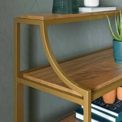 International Lux Metal Frame Console Table - Sauder Sindoori Mango -Console Tables Sales unnamed file 2439