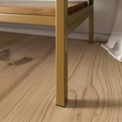 International Lux Metal Frame Console Table - Sauder Sindoori Mango -Console Tables Sales unnamed file 2443