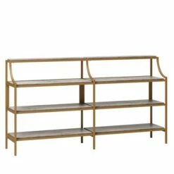 International Lux Metal Frame Console Table - Sauder Sindoori Mango -Console Tables Sales unnamed file 2445