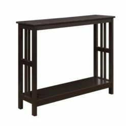 Breighton Home Mission Console Table - Johar Furniture Espresso