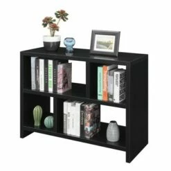 Northfield Console 3 Tier Bookcase Black - Breighton Home 5 Northfield Console 3 Tier Bookcase Black - Breighton Home -Console Tables Sales unnamed file 2472