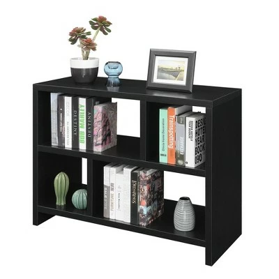 Northfield Console 3 Tier Bookcase Black - Breighton Home 4 Northfield Console 3 Tier Bookcase Black - Breighton Home - Image 2