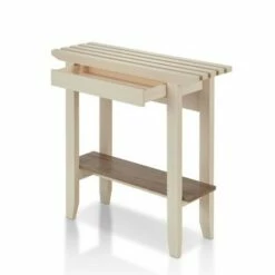 Parish Transitional Console Table Ivory/Distressed Taupe - HOMES: Inside + Out -Console Tables Sales unnamed file 2540