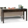 60" Stratford End Table Russet Mahogany Brown - WyndenHall -Console Tables Sales unnamed file 2560