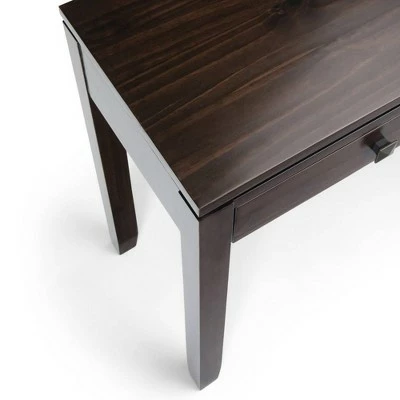 60" Stratford End Table Russet Mahogany Brown - WyndenHall 7 60" Stratford End Table Russet Mahogany Brown - WyndenHall - Image 5