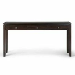 60" Stratford End Table Russet Mahogany Brown - WyndenHall 17 60" Stratford End Table Russet Mahogany Brown - WyndenHall -Console Tables Sales unnamed file 2567