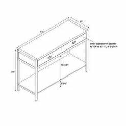 Peggy Console Table White - Linon -Console Tables Sales unnamed file 2601