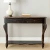 Katie Console With 2 Storage Drawer - Dark Brown / Light Brown- Safavieh -Console Tables Sales unnamed file 2624