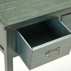 Cindy Console With Storage Drawers- Dark Teal - Safavieh -Console Tables Sales unnamed file 2649