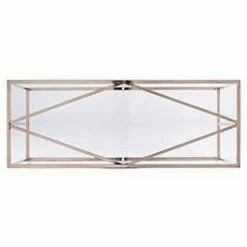 Nicholas Contemporary Glass Top Console Table Champagne - Aiden Lane -Console Tables Sales unnamed file 2690