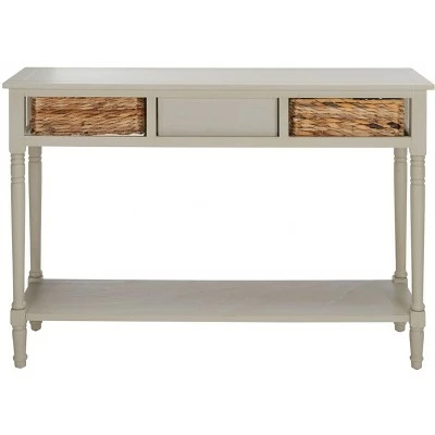 Christa Console Table With Storage - Vintage Grey - Safavieh 6 Christa Console Table With Storage - Vintage Grey - Safavieh - Image 4