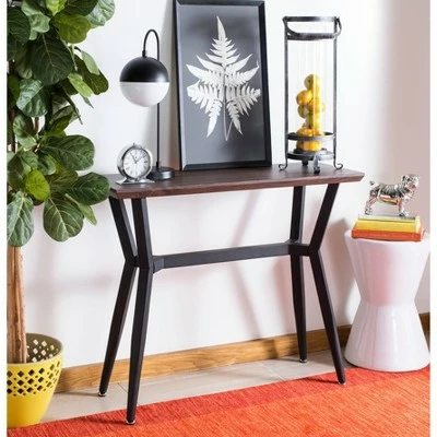 Andrew Modern Console Table Oak - Safavieh 3 Andrew Modern Console Table Oak - Safavieh