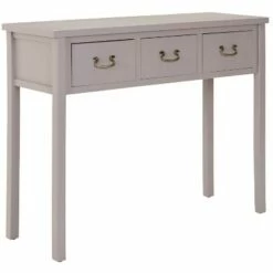 Cindy Console with Storage Drawers Quartz Gray - Safavieh -Console Tables Sales unnamed file 2708