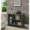 Northfield Console 3 Tier Bookcase Weathered Gray - Breighton Home