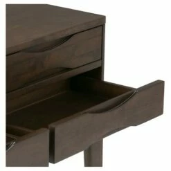 40" Pearson Solid Hardwood Hallway Console Table Walnut Brown - WyndenHall -Console Tables Sales unnamed file 2724