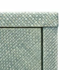 Asa 2 Drawer 1 Shelf Console Table - Turquoise/Antique Gold - Safavieh