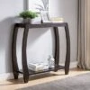 Tecto 2 Shelf Console Table Espresso - HOMES: Inside + Out