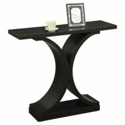 Newport Infinity Console Table Espresso - Breighton Home