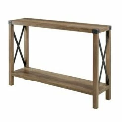 Sophie Rustic Farmhouse X Frame Entry Table - Saracina Home Gray Wash -Console Tables Sales unnamed file 28