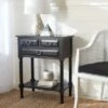 Primrose 3 Drawers Console Table Black - Safavieh -Console Tables Sales unnamed file 2811